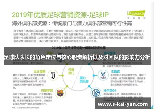 足球队队长的角色定位与核心职责解析以及对团队的影响力分析